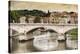Dolce Vita Rome Collection - City of Bridge at Sunset-Philippe Hugonnard-Stretched Canvas