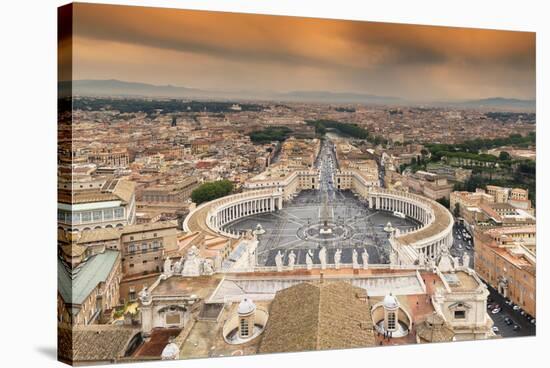 Dolce Vita Rome Collection - The Vatican City at Sunset-Philippe Hugonnard-Stretched Canvas