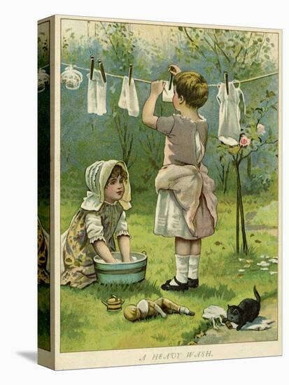 Dolls' Laundry C1890-null-Premier Image Canvas