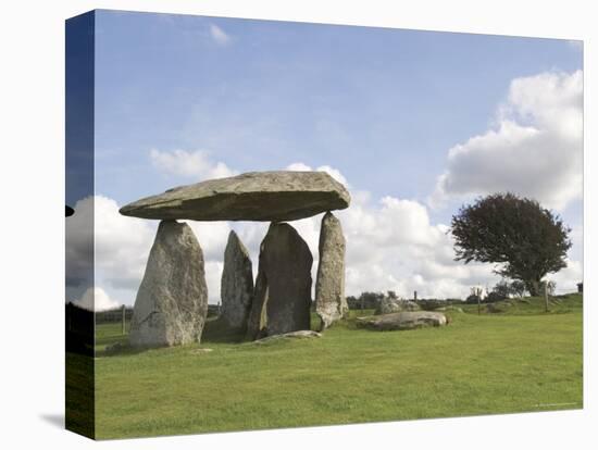 Dolmen, Neolithic Burial Chamber 4500 Years Old, Pentre Ifan, Pembrokeshire, Wales-Sheila Terry-Premier Image Canvas