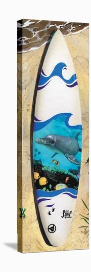 Dolphin Board-Scott Westmoreland-Stretched Canvas