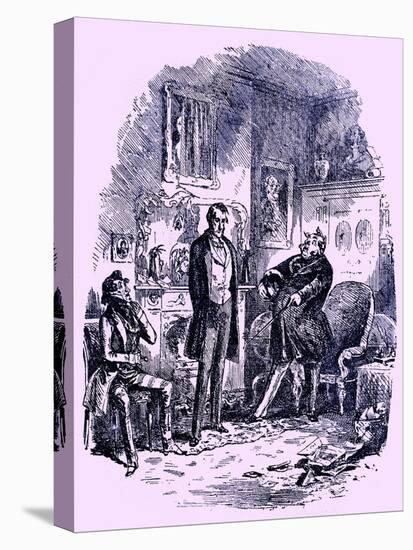 Dombey & Son by Charles Dickens-Hablot Knight Browne-Premier Image Canvas