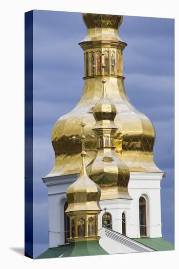 Dome detail, Pechersk Lavra (Monastery of the Caves), Kiev, Ukraine-William Sutton-Premier Image Canvas