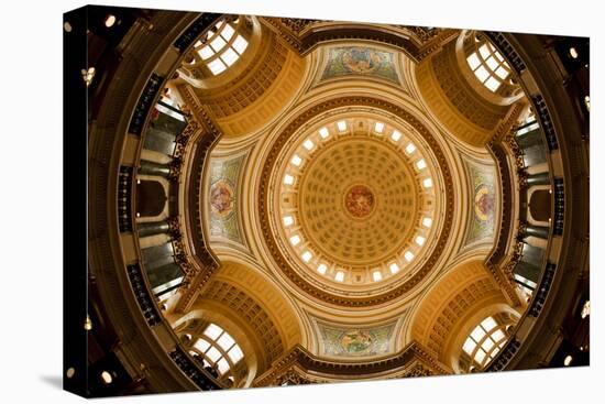 Dome in the Wisconsin State Capitol-Paul Souders-Premier Image Canvas