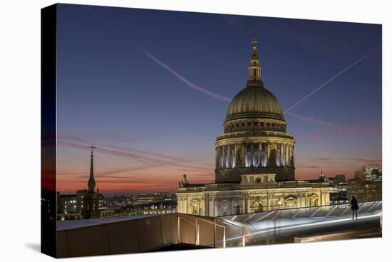 Dome of St. Pauls Cathedral from One New Change shopping mall, London, England, United Kingdom, Eur-Charles Bowman-Premier Image Canvas