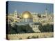 Dome of the Rock and Temple Mount from Mount of Olives, Jerusalem, Israel, Middle East-Simanor Eitan-Premier Image Canvas