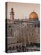 Dome of the Rock and the Western Wall, Jerusalem, Israel, Middle East-Michael DeFreitas-Premier Image Canvas