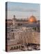 Dome of the Rock and the Western Wall, Jerusalem, Israel, Middle East-Michael DeFreitas-Premier Image Canvas