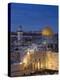 Dome of the Rock and the Western Wall, Jerusalem, Israel, Middle East-Michael DeFreitas-Premier Image Canvas
