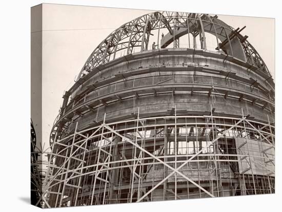 Dome under Construction to House 200-Inch Telescope at Observatory on Mt. Palomar-Margaret Bourke-White-Premier Image Canvas