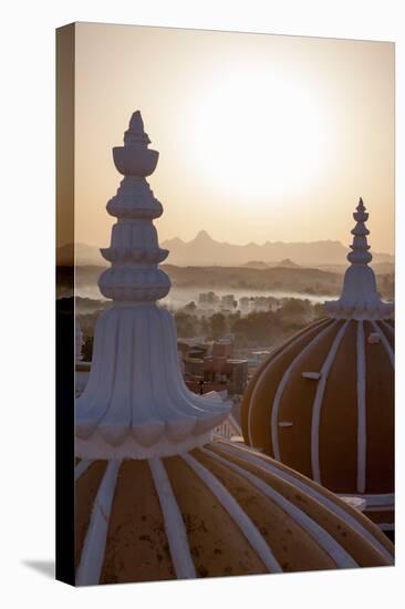 Domes of Deogarh Mahal Palace Hotel at Dawn, Deogarh, Rajasthan, India, Asia-Martin Child-Premier Image Canvas