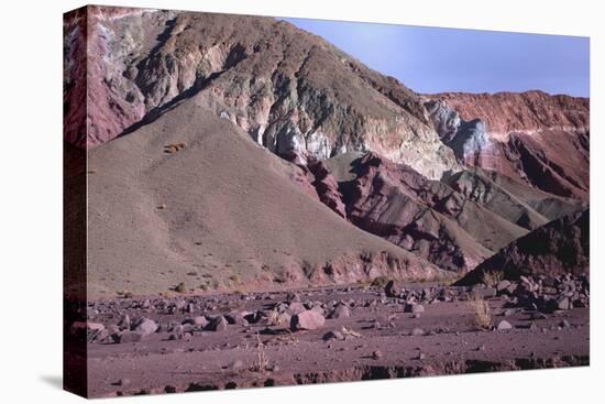 Domeyko Mountains, Called Rainbow Valley, Atacama Desert, Chile-Mallorie Ostrowitz-Premier Image Canvas