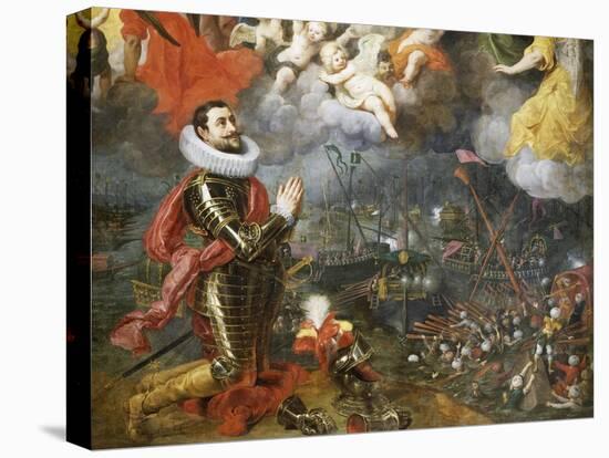 Don Alvaro De Bazan Giving Thanks after Victory over Turks in 1580-Hendrick Van Balen-Premier Image Canvas