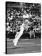 Don Budge in Full Length Action Portrait During Singles Match at Wimbledon Tennis Tournament-null-Premier Image Canvas