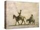 Don Quixote and Sancho Panza-Honore Daumier-Premier Image Canvas