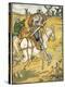 Don Quixote and the Windmills, Illustration from 'Don Quixote of the Mancha' Retold by Judge Parry-Walter Crane-Premier Image Canvas