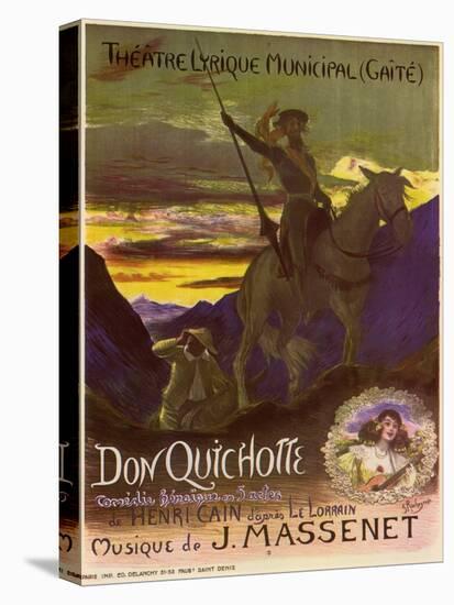 Don Quixote, c.1910-Georges Antoine Rochegrosse-Premier Image Canvas