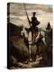 Don Quixote in the Mountains-Honoré Daumier-Premier Image Canvas