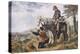 Don Quixote the Return of Don Quixote and Sancho Panza-Sir John Gilbert-Stretched Canvas