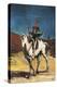 Don Quixote-Honore Daumier-Stretched Canvas
