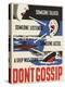 Don't Gossip Poster-null-Premier Image Canvas