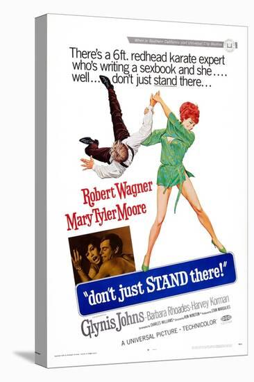 Don't Just Stand There!, Mary Tyler Moore, Robert Wagner, 1968-null-Stretched Canvas