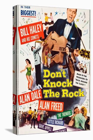 Don't Knock The Rock, Bill Haley, Alan Freed, 1956-null-Stretched Canvas