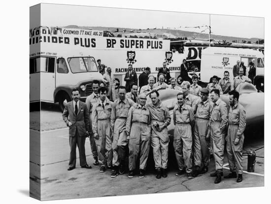 Donald Campbell and the Bluebird Team, Goodwood, 22nd July 1960-null-Premier Image Canvas