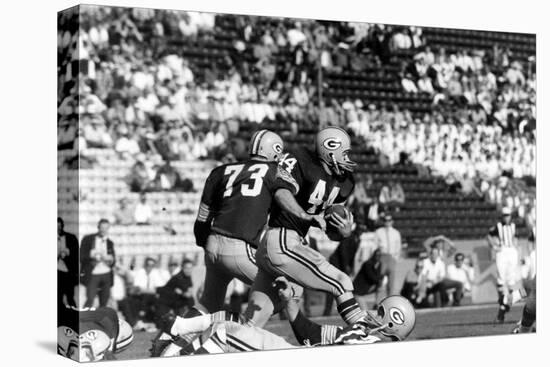 Donny Anderson #44 of Greenbay Packers,Super Bowl I, Los Angeles, California January 15, 1967-Art Rickerby-Premier Image Canvas