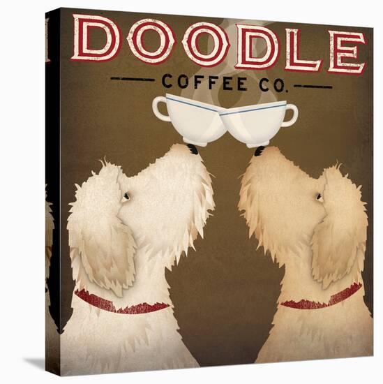 Doodle Coffee Double II-Ryan Fowler-Stretched Canvas