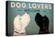 Doodle Dog Lovers Welcome-Ryan Fowler-Stretched Canvas