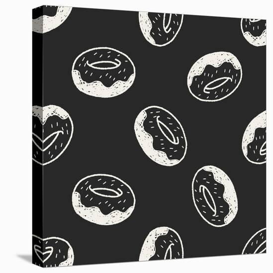 Doodle Donuts-hchjjl-Stretched Canvas