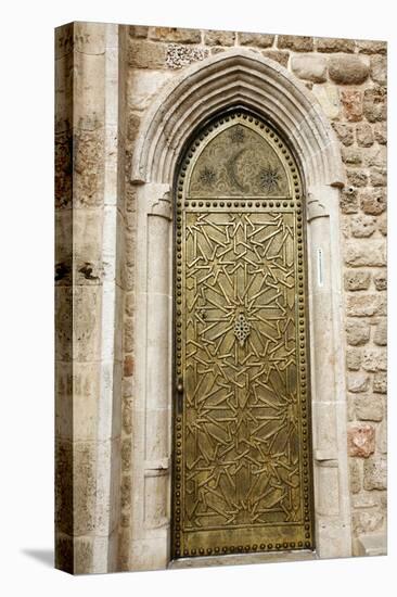 Door Detail at Old Jaffa, Tel Aviv, Israel, Middle East-Yadid Levy-Premier Image Canvas