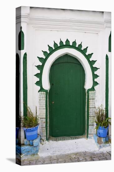 Door in the Medina (Old City), Tangier (Tanger), Morocco, North Africa, Africa-Bruno Morandi-Premier Image Canvas