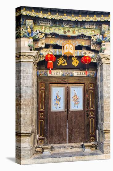 Door in Tuanshan Historical Village, Yunnan, China-Nadia Isakova-Premier Image Canvas