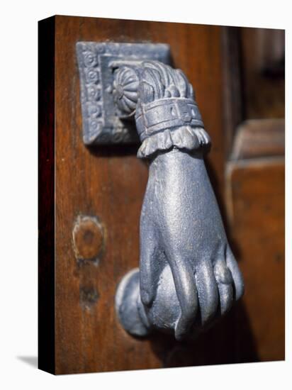 Door Knocker on a House in the Small Hill Top Village of Briones-John Warburton-lee-Premier Image Canvas