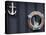 Door of Fisherman's Cottage - Anchor for Door Knocker and Ship's Porthole for a Peephole, Cornwall-John Warburton-lee-Premier Image Canvas