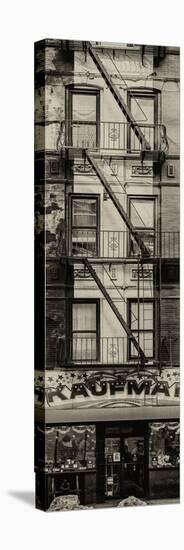 Door Posters - Old Red and White Facade in Times Square - Manhattan - New York - USA-Philippe Hugonnard-Premier Image Canvas