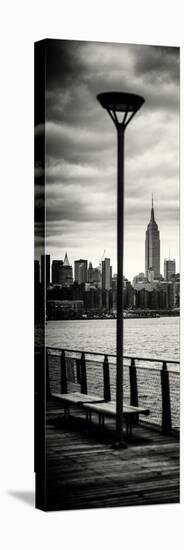 Door Posters - View of Manhattan with the Empire State Building a Jetty in Brooklyn-Philippe Hugonnard-Premier Image Canvas