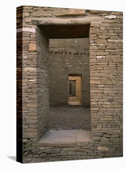 Doorway in Pueblo Bonito, Chaco Canyon National Park, New Mexico-Greg Probst-Premier Image Canvas