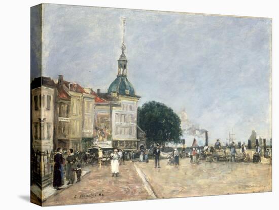 Dordrecht, La Ville, 1884-Eugène Boudin-Premier Image Canvas