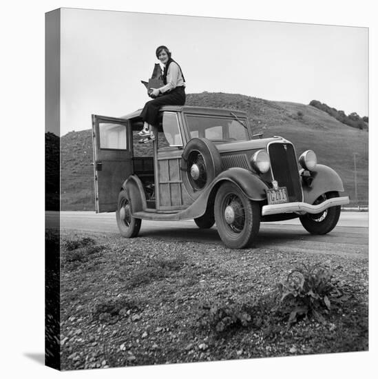 Dorothea Lange, Portrait of the Photographer-null-Premier Image Canvas