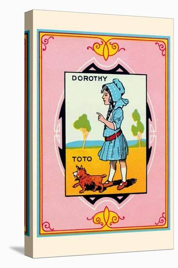 Dorothy and Toto-John R. Neill-Stretched Canvas