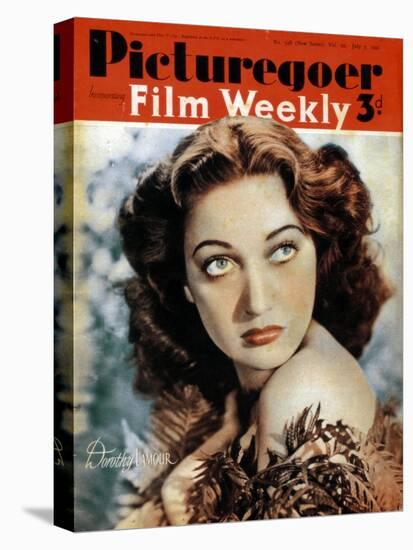 Dorothy Lamour, American Actress, 1941-null-Premier Image Canvas