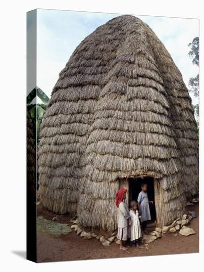 Dorze People Living in Highlands West of Abyssinian Rift Valley, Ethiopia-Nigel Pavitt-Premier Image Canvas