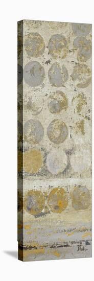 Dots on Gold Panel I-Patricia Pinto-Stretched Canvas