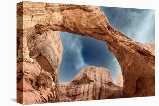 Double Arch. Arches National Park. Utah, USA.-Tom Norring-Premier Image Canvas