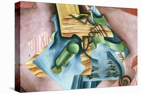 Double Bass and Vase-Juan Gris-Stretched Canvas