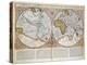 Double Hemisphere World Map, 1587-Gerardus Mercator-Premier Image Canvas