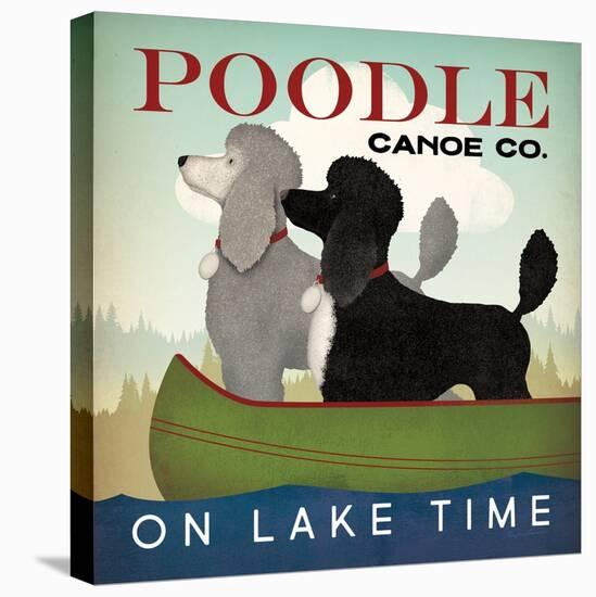 Double Poodle Canoe-Ryan Fowler-Stretched Canvas